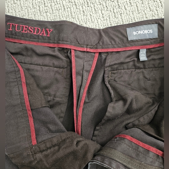 Bonobos Size 34/32 Weekday Warrior Slim Fit (Tuesday) - Picture 4 of 6